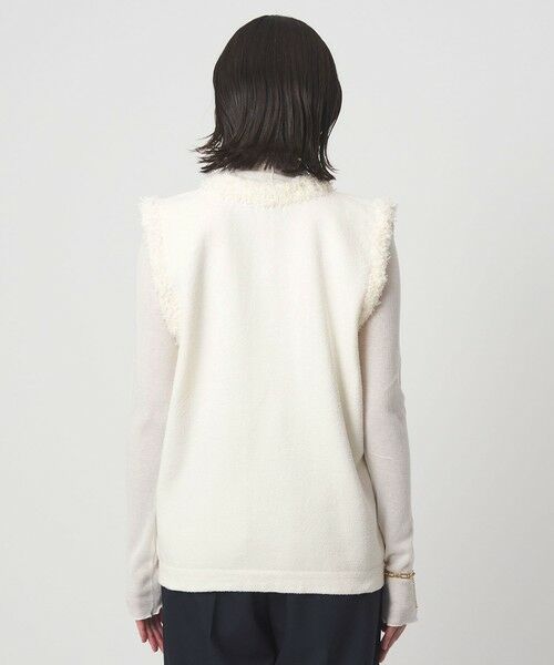 green label relaxing / グリーンレーベル リラクシング ベスト | ブークレ×フリンジ ベスト ウォッシャブル | 詳細8