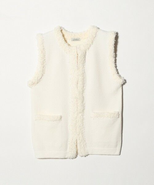 green label relaxing / グリーンレーベル リラクシング ベスト | ブークレ×フリンジ ベスト ウォッシャブル | 詳細9