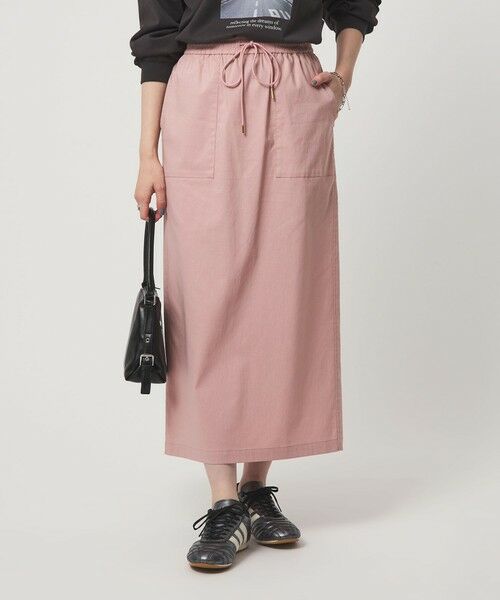 green label relaxing / グリーンレーベル リラクシング ロング・マキシ丈スカート | ［size SHORT/TALLあり］オルマイ LI/MIX タイト スカート（PINK）