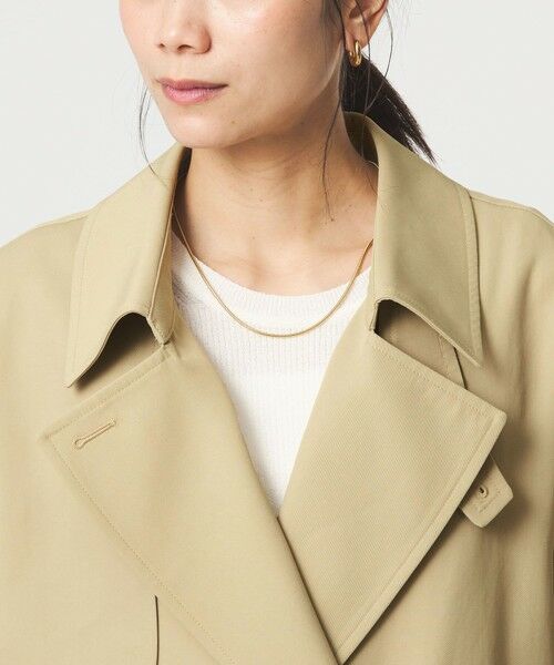 green label relaxing / グリーンレーベル リラクシング トレンチコート | ［size SHORTあり］ミドル トレンチ コート 撥水 | 詳細17