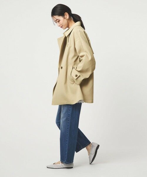 green label relaxing / グリーンレーベル リラクシング トレンチコート | ［size SHORTあり］ミドル トレンチ コート 撥水 | 詳細12