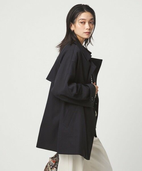 green label relaxing / グリーンレーベル リラクシング トレンチコート | ［size SHORTあり］ミドル トレンチ コート 撥水 | 詳細26
