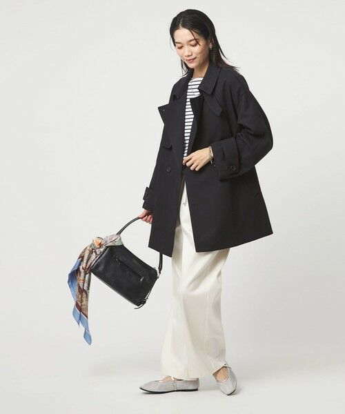 green label relaxing / グリーンレーベル リラクシング トレンチコート | ［size SHORTあり］ミドル トレンチ コート 撥水 | 詳細27