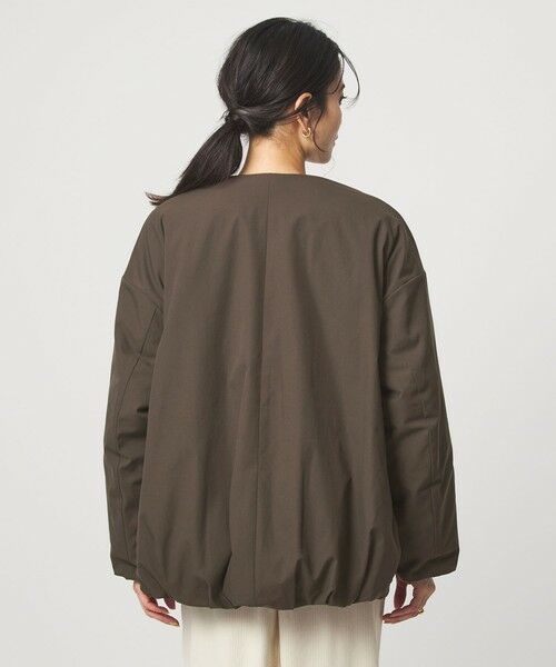 green label relaxing / グリーンレーベル リラクシング ブルゾン | ［size SHORTあり］パフィー ノーカラー ブルゾン 2 撥水 ウォッシャブル | 詳細13