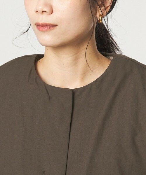 green label relaxing / グリーンレーベル リラクシング ブルゾン | ［size SHORTあり］パフィー ノーカラー ブルゾン 2 撥水 ウォッシャブル | 詳細14