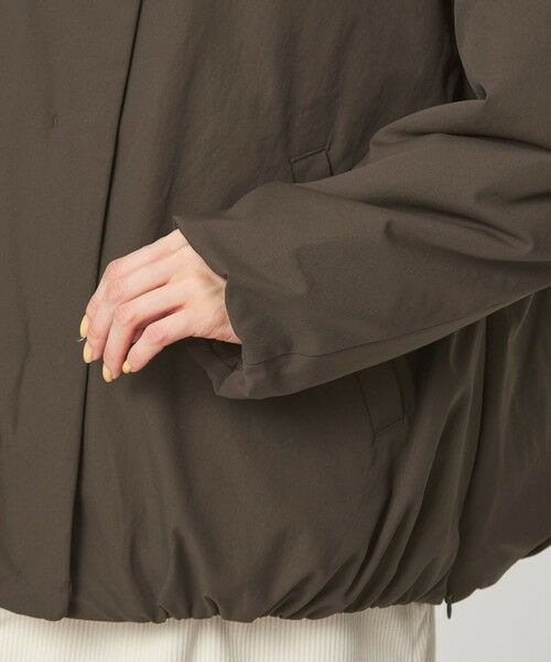 green label relaxing / グリーンレーベル リラクシング ブルゾン | ［size SHORTあり］パフィー ノーカラー ブルゾン 2 撥水 ウォッシャブル | 詳細15