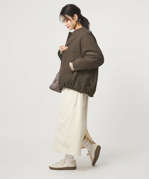 green label relaxing / グリーンレーベル リラクシング ブルゾン | ［size SHORTあり］パフィー ノーカラー ブルゾン 2 撥水 ウォッシャブル | 詳細9