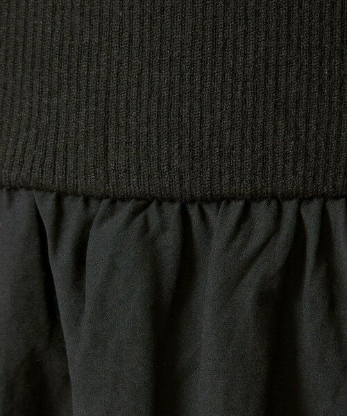 green label relaxing / グリーンレーベル リラクシング ロング・マキシ丈ワンピース | ポロニット ドッキング ワンピース | 詳細5