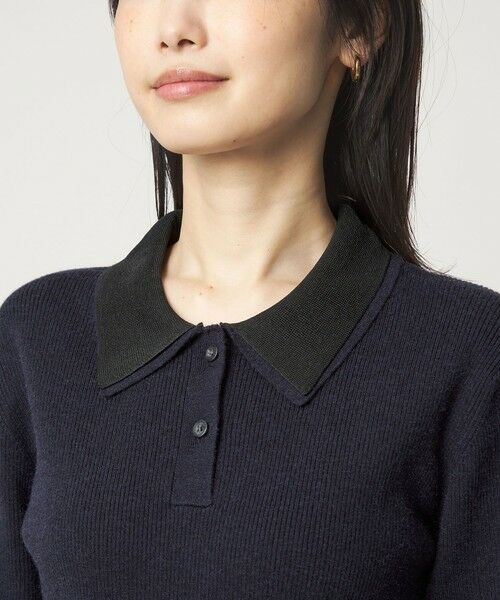 green label relaxing / グリーンレーベル リラクシング ロング・マキシ丈ワンピース | ポロニット ドッキング ワンピース | 詳細19