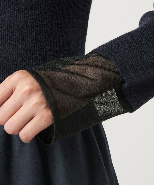 green label relaxing / グリーンレーベル リラクシング ロング・マキシ丈ワンピース | ポロニット ドッキング ワンピース | 詳細20