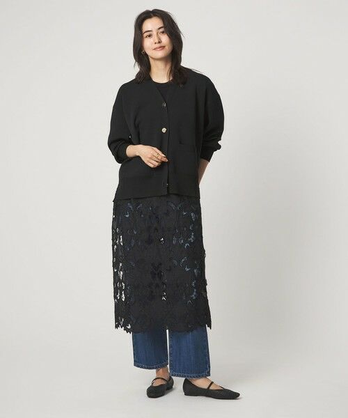 green label relaxing / グリーンレーベル リラクシング カーディガン・ボレロ | パフニット カーディガン ウォッシャブル | 詳細3