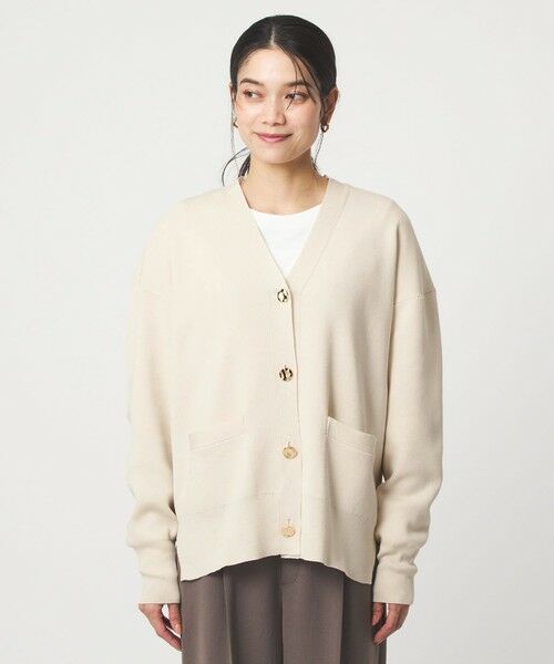 green label relaxing / グリーンレーベル リラクシング カーディガン・ボレロ | パフニット カーディガン ウォッシャブル | 詳細9