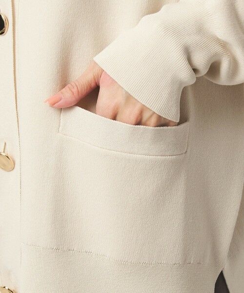 green label relaxing / グリーンレーベル リラクシング カーディガン・ボレロ | パフニット カーディガン ウォッシャブル | 詳細14