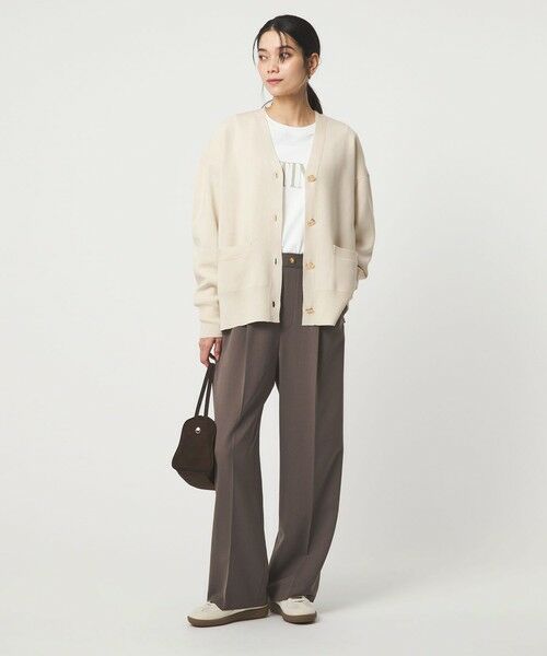 green label relaxing / グリーンレーベル リラクシング カーディガン・ボレロ | パフニット カーディガン ウォッシャブル | 詳細6