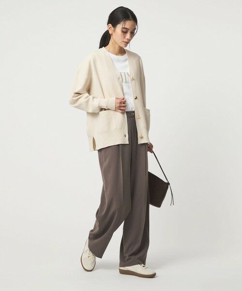 green label relaxing / グリーンレーベル リラクシング カーディガン・ボレロ | パフニット カーディガン ウォッシャブル | 詳細7