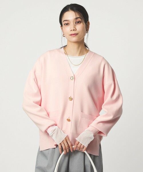 green label relaxing / グリーンレーベル リラクシング カーディガン・ボレロ | パフニット カーディガン ウォッシャブル | 詳細16