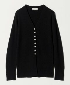 green label relaxing / グリーンレーベル リラクシング カーディガン・ボレロ | リブ ニット Vネック カーディガン ウォッシャブル