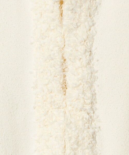 green label relaxing / グリーンレーベル リラクシング カーディガン・ボレロ | ブークレ×フリンジ カーディガン ウォッシャブル | 詳細6