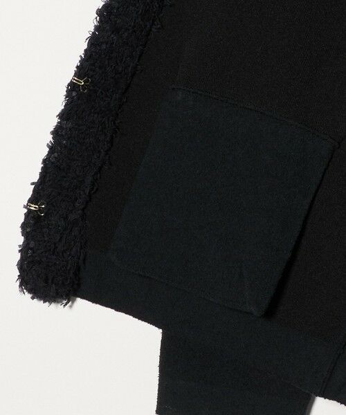 green label relaxing / グリーンレーベル リラクシング カーディガン・ボレロ | ブークレ×フリンジ カーディガン ウォッシャブル | 詳細22