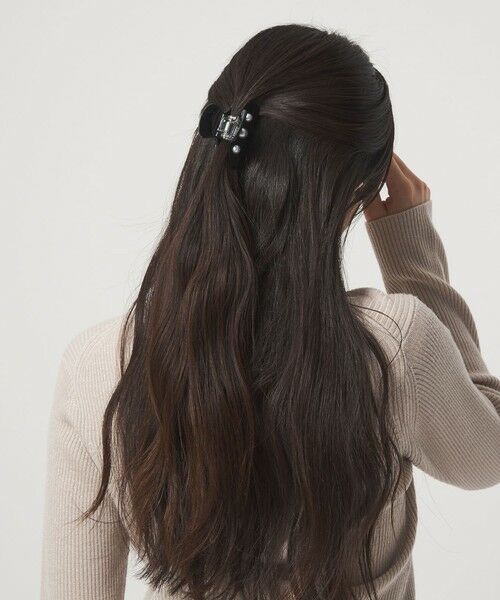 green label relaxing / グリーンレーベル リラクシング ヘアピン | ＜SUI AVA＞ヘアクリップ S （ホワイトモチーフ） | 詳細1