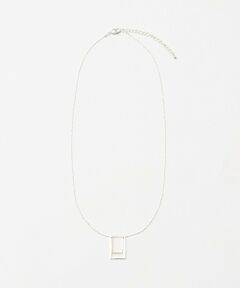 green label relaxing / グリーンレーベル リラクシング ネックレス・ペンダント・チョーカー | ＜anisotea＞Two スクエア ネックレス