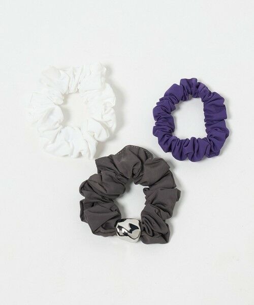 green label relaxing / グリーンレーベル リラクシング ヘアゴム・シュシュ | ＜anisotea＞シュシュ 3点セット（DK.GRAY）