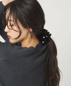 green label relaxing / グリーンレーベル リラクシング ヘアゴム・シュシュ | 【WEB限定】起毛 ヘアカフ（フェイクパール）