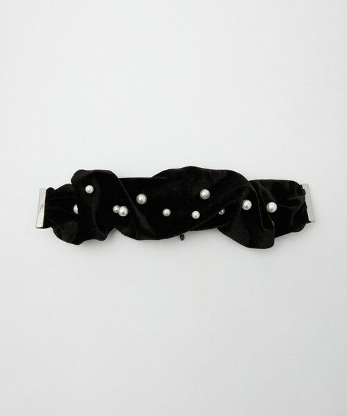 green label relaxing / グリーンレーベル リラクシング ヘアゴム・シュシュ | 【WEB限定】起毛 ヘアカフ（フェイクパール） | 詳細4