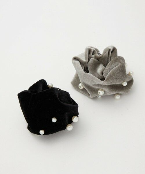 green label relaxing / グリーンレーベル リラクシング ヘアゴム・シュシュ | 【WEB限定】起毛 ヘアカフ（フェイクパール） | 詳細14