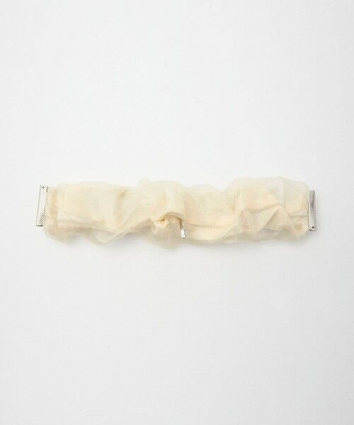 green label relaxing / グリーンレーベル リラクシング ヘアゴム・シュシュ | 【WEB限定】チュール ヘアカフ（無地） | 詳細7