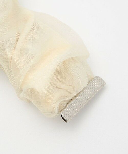 green label relaxing / グリーンレーベル リラクシング ヘアゴム・シュシュ | 【WEB限定】チュール ヘアカフ（無地） | 詳細9