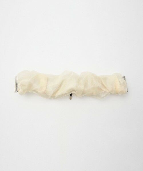 green label relaxing / グリーンレーベル リラクシング ヘアゴム・シュシュ | 【WEB限定】チュール ヘアカフ（無地） | 詳細6