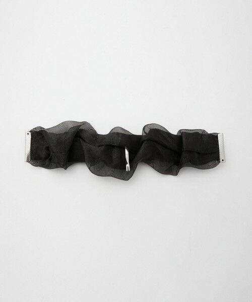 green label relaxing / グリーンレーベル リラクシング ヘアゴム・シュシュ | 【WEB限定】チュール ヘアカフ（無地） | 詳細14