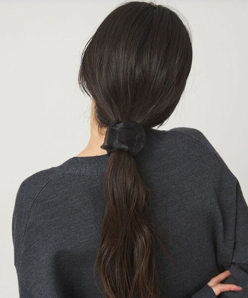 green label relaxing / グリーンレーベル リラクシング ヘアゴム・シュシュ | 【WEB限定】チュール ヘアカフ（無地） | 詳細13