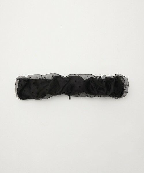 green label relaxing / グリーンレーベル リラクシング ヘアゴム・シュシュ | 【WEB限定】チュール ヘアカフ（ドット） | 詳細4