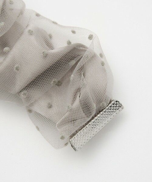 green label relaxing / グリーンレーベル リラクシング ヘアゴム・シュシュ | 【WEB限定】チュール ヘアカフ（ドット） | 詳細13