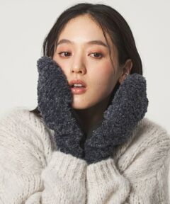 green label relaxing / グリーンレーベル リラクシング 手袋 | スリット ボア ミトン / 手袋