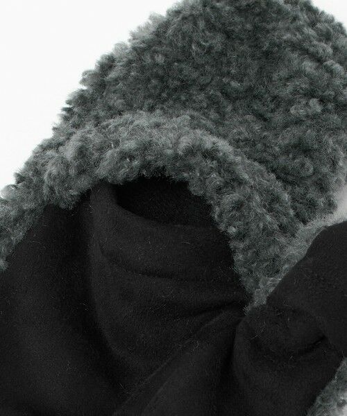 green label relaxing / グリーンレーベル リラクシング 手袋 | スリット ボア ミトン / 手袋 | 詳細8