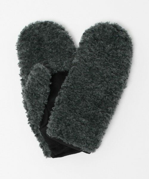 green label relaxing / グリーンレーベル リラクシング 手袋 | スリット ボア ミトン / 手袋 | 詳細2