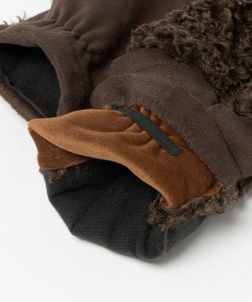 green label relaxing / グリーンレーベル リラクシング 手袋 | スリット ボア ミトン / 手袋 | 詳細14