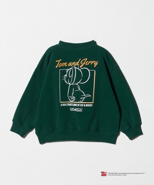green label relaxing / グリーンレーベル リラクシング スウェット | 【別注】＜URBAMENT＞TOM AND JERRY スウェット / トレーナー  / キッズ  100cm-130cm | 詳細1