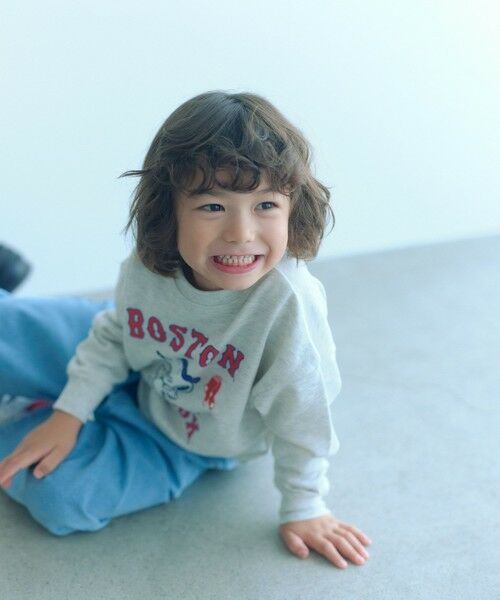 green label relaxing / グリーンレーベル リラクシング スウェット | ＜PEANUTS＞コラボレーション MLB 裏毛 スウェット /トレーナー / キッズ  100cm-130cm | 詳細2