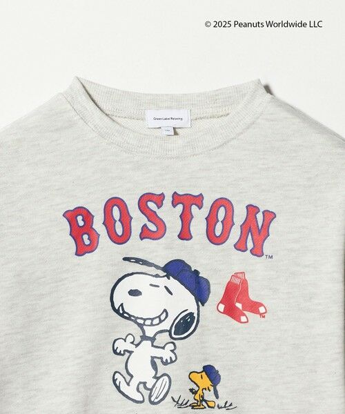 green label relaxing / グリーンレーベル リラクシング スウェット | ＜PEANUTS＞コラボレーション MLB 裏毛 スウェット /トレーナー / キッズ  100cm-130cm | 詳細5