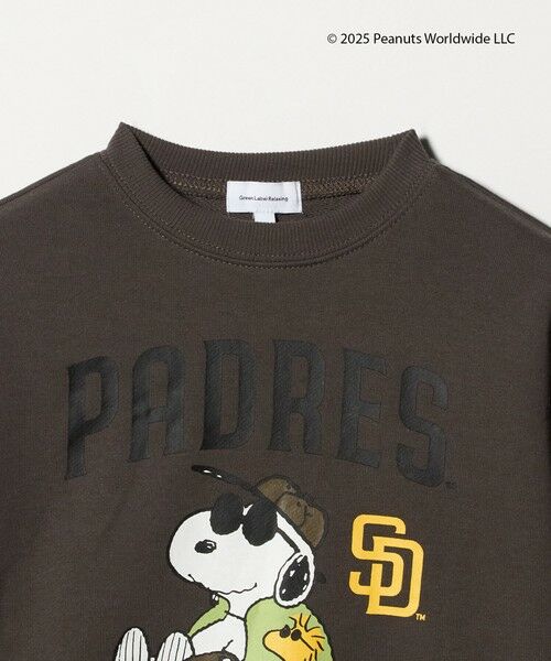 green label relaxing / グリーンレーベル リラクシング スウェット | ＜PEANUTS＞コラボレーション MLB 裏毛 スウェット /トレーナー / キッズ  100cm-130cm | 詳細15