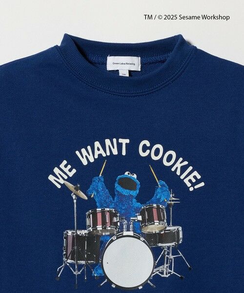 green label relaxing / グリーンレーベル リラクシング スウェット | 【別注】＜SESAME STREET＞裏毛 プルオーバー / トレーナー / キッズ  100cm-130cm | 詳細10