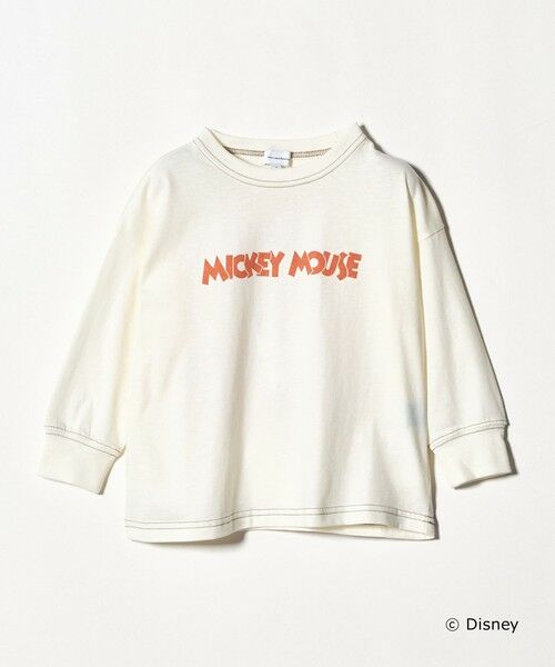 green label relaxing / グリーンレーベル リラクシング カットソー | 【別注】＜Disney＞キャラクター ロングスリーブTシャツ / キッズ 100cm—130cm | 詳細5