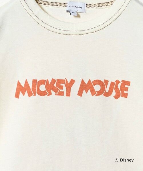 green label relaxing / グリーンレーベル リラクシング カットソー | 【別注】＜Disney＞キャラクター ロングスリーブTシャツ / キッズ 100cm—130cm | 詳細7