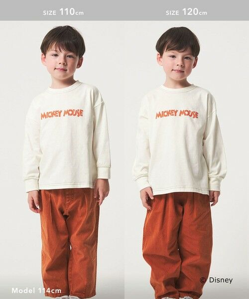 green label relaxing / グリーンレーベル リラクシング カットソー | 【別注】＜Disney＞キャラクター ロングスリーブTシャツ / キッズ 100cm—130cm | 詳細2