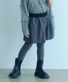 green label relaxing / グリーンレーベル リラクシング ショート・ハーフ・半端丈パンツ | ボーダーバルーン キュロットパンツ / キッズ  110cm-130cm