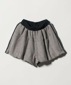 green label relaxing / グリーンレーベル リラクシング ショート・ハーフ・半端丈パンツ | ボーダーバルーン キュロットパンツ / キッズ  110cm-130cm